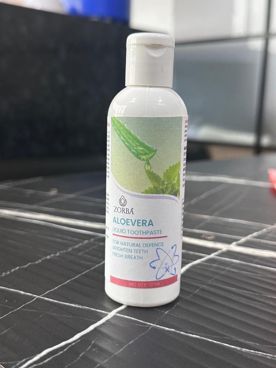 Zorba Aloe Vera Liquid Toothpaste 100ML (Pack of 2)