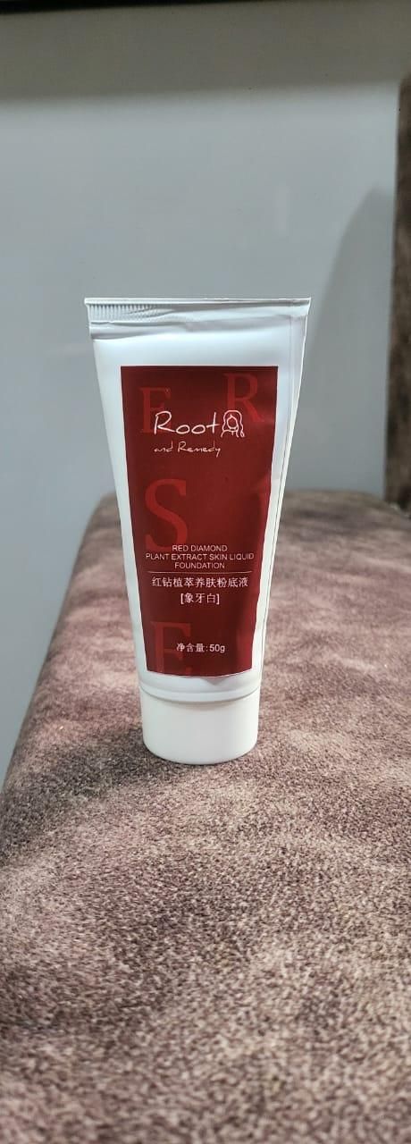 Red Diamond Plant Extract Liquid Foundation – Flawless Coverage & Hydration, 100g (Pack of 2)