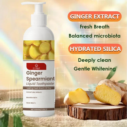 Zorba Ginger Spearmint Toothpaste – Natural Herbal Oral Care, 100gm (Pack of 1)