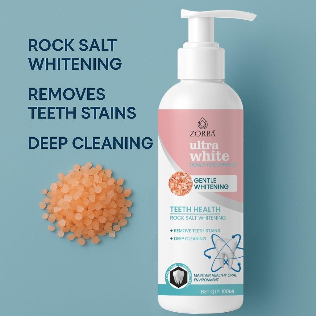 Ultra White Liquid Toothpaste – Deep Cleaning & Whitening Formula, 200ml (Pack of 2)