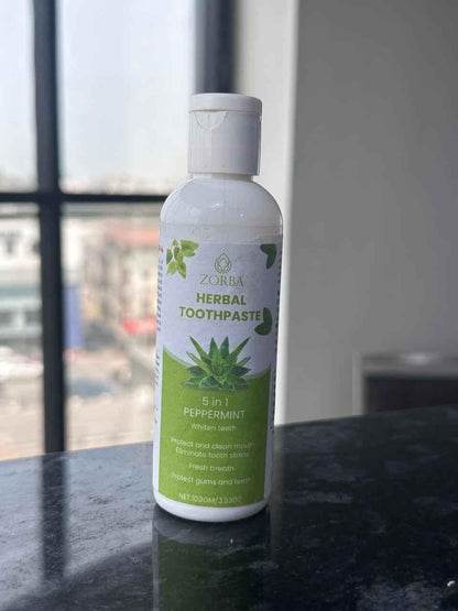 Zorba Herbal Toothpaste 5 in 1 – Natural Oral Care, 100g (Pack of 2)