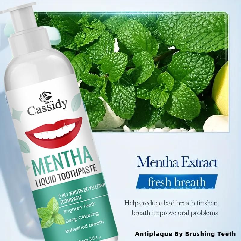 Mentha Liquid Toothpaste – Refreshing Mint Formula, 200g (Pack of 2)