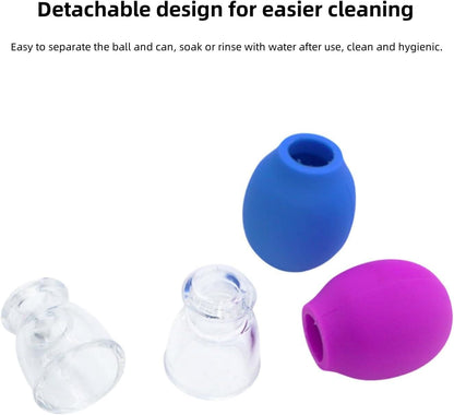 Vacuum Pressure Massage Cups – Silicone Cupping Therapy Set for Cellulite & Muscle Relief (Pack of 4)