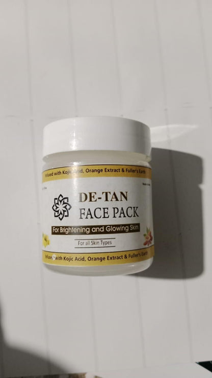 DE-Tan Face Pack for Glowing & Radiant Skin 50gm