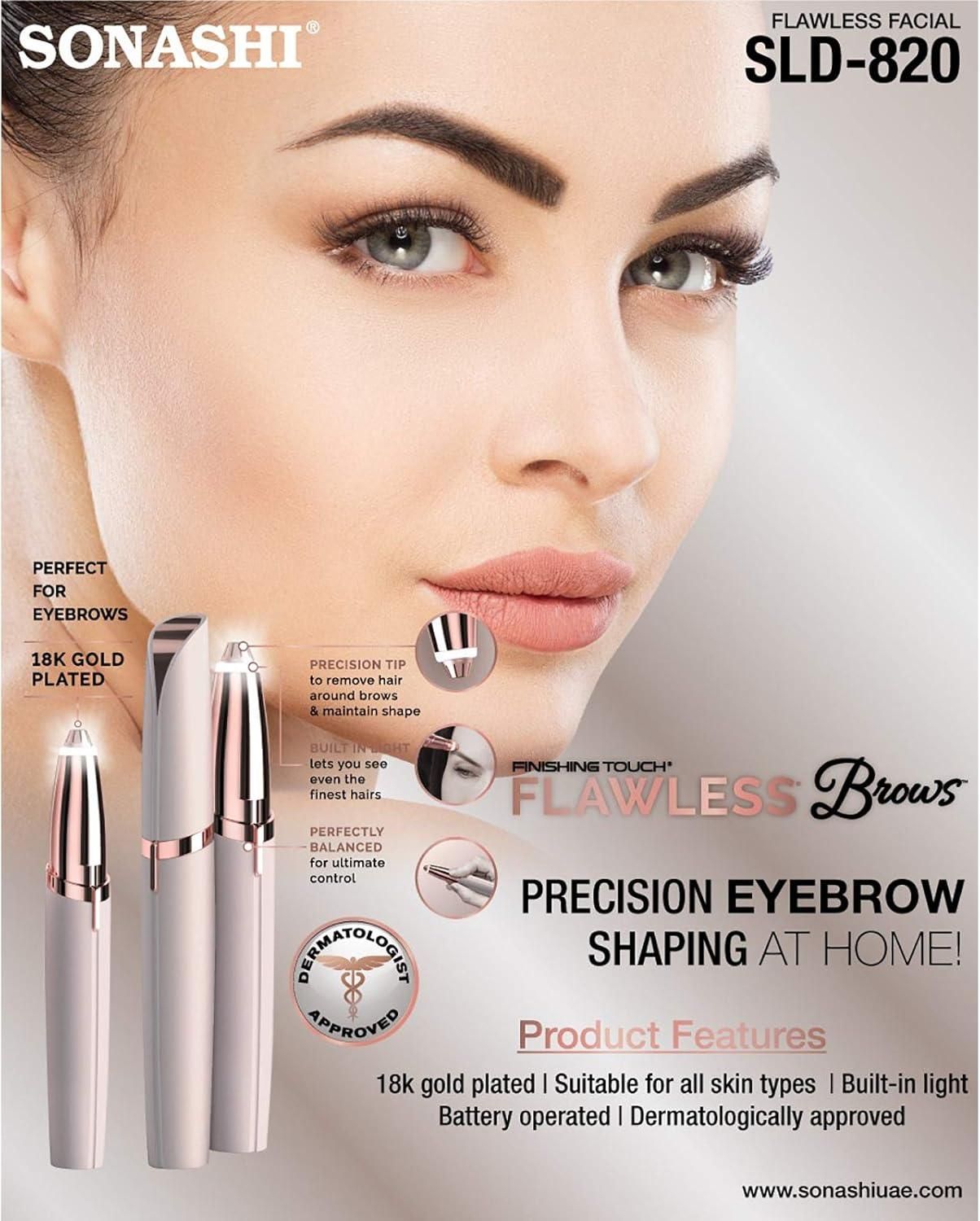Flawless Eyebrow Trimmer for Women – Precision Grooming Tool (Pack of 1)