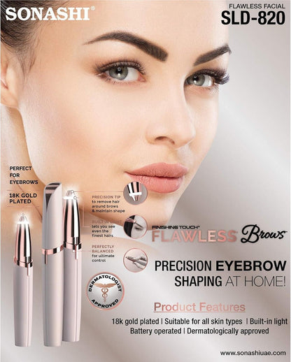 Flawless Eyebrow Trimmer for Women – Precision Grooming Tool (Pack of 1)