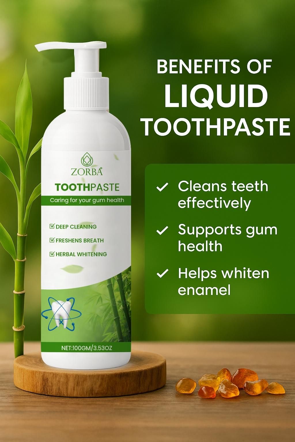 Gum Care Toothpaste – 200g Herbal Formula for Gum Health & Fresh Breath (Pack of 2)