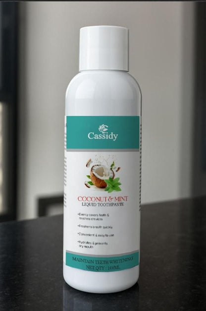 Cassidy Coconut & Mint Liquid Toothpaste 100ML (Pack of 2)